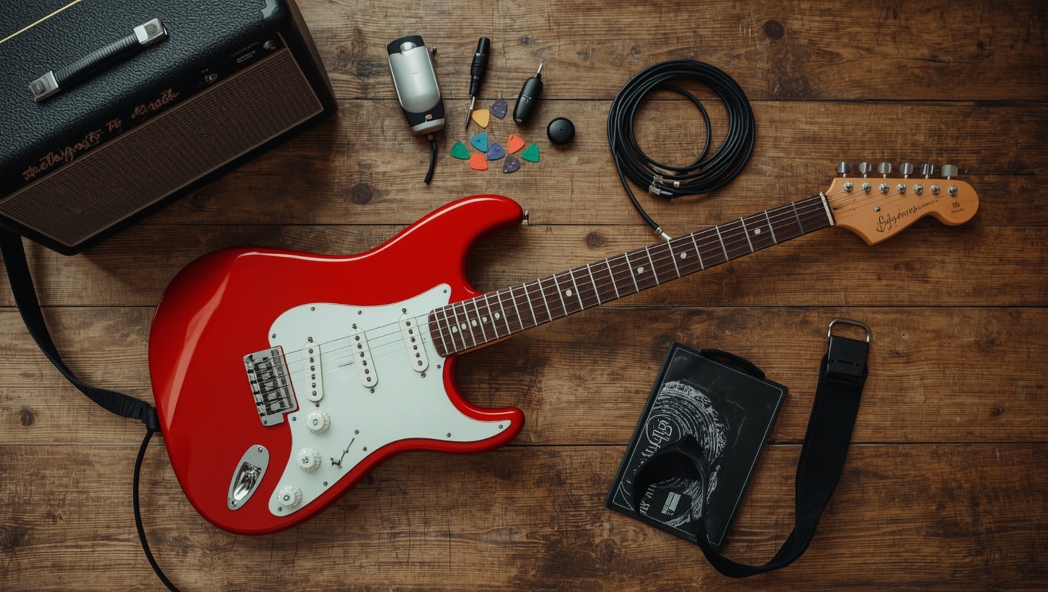 was braucht man um e gitarre zu spielen